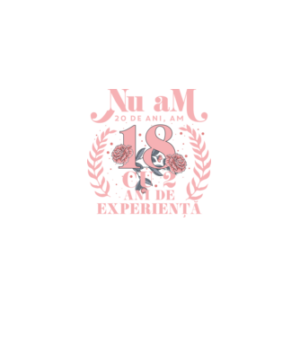 Nu am 20 de ani, am 18 cu 2 ani de experiență model negru pe tricou