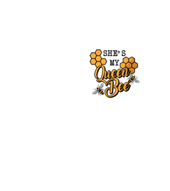 Queen Bee model galben neon pe tricou
