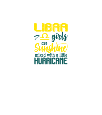 Sunshine with Hurricane LIBRA model negru pe tricou