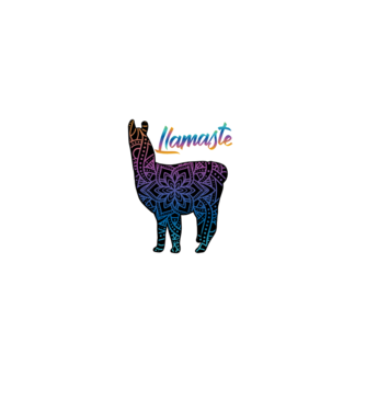 Lamaste color2 model alb pe tricou