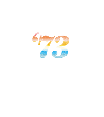 Retro Birthday 1973 model negru pe tricou
