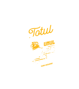 Totul este dificil pentru unul, dar nimic nu este imposibil pentru mulți! Team-building model negru pe tricou