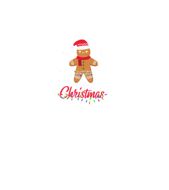 Merry christmas cookie model negru pe tricou