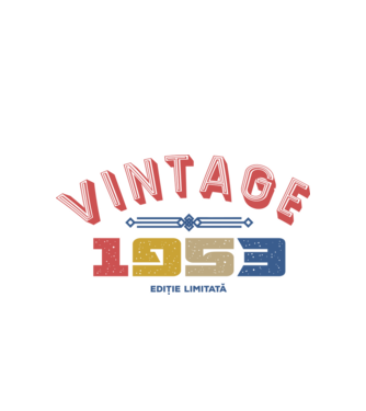 1953 Ediție limitată model alb pe tricou