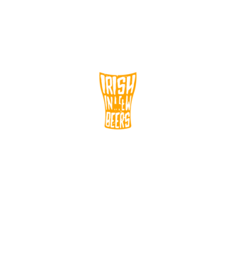 Irish in a few beer model negru pe tricou