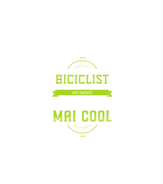 sunt biciclist, la fel ca toți ceilalți, dar mult mai cool model negru pe tricou