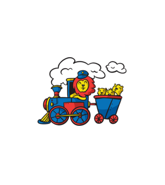 Trenuri model alb pe tricou