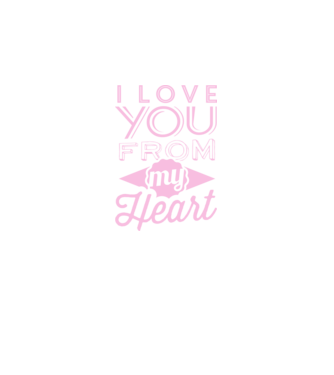 love you from model gri închis pe tricou