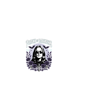 Prince of Darkness model negru pe tricou