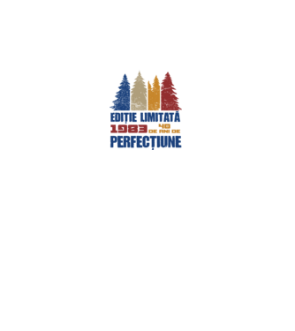 Ediție limitată 1983 - 40 de ani de perfecțiune model alb pe tricou