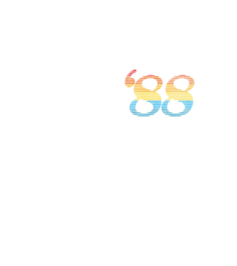 Retro Birthday 1988 model galben neon pe tricou