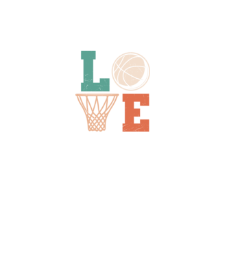 LOVE basketball model turcoaz pe tricou