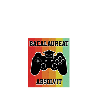 bacalaureat absolvit model negru pe tricou