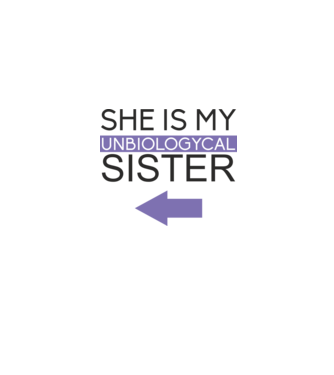 Unbiologycal Sister 02 model gri pe tricou