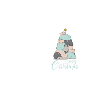 Meowy Christmas model galben neon pe tricou