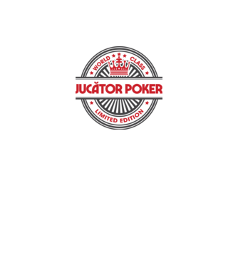 jucător poker model alb pe tricou