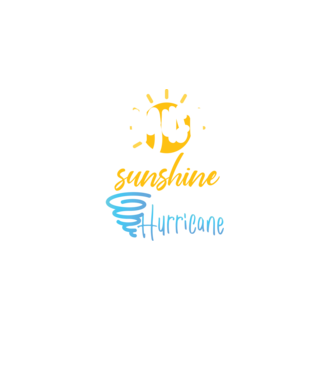 August Girls are Sunshine mixed with a little Hurricane model negru pe tricou