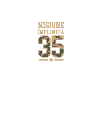 Misiune împlinită 35 model verde neon pe tricou