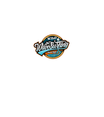 WaveSurfing model negru pe tricou