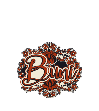 Buni model alb pe tricou