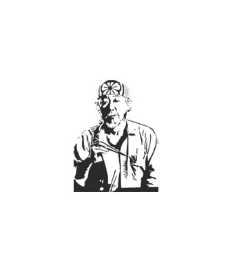 Miyagi cobra kai model alb pe tricou