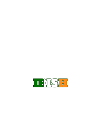 Everyone is irish flag model alb pe tricou