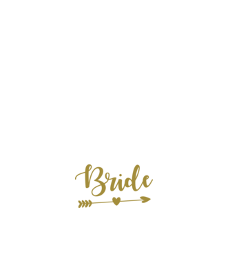 Bride model negru pe tricou