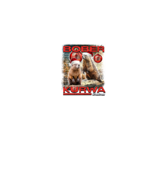 Bober kurwa christmas universe model negru pe tricou