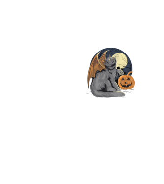 Halloween cica model galben neon pe tricou