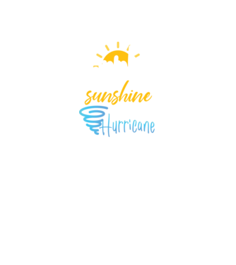 November Girls are Sunshine mixed with a little Hurricane model negru pe tricou