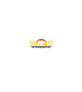 Land of Bears model negru pe tricou