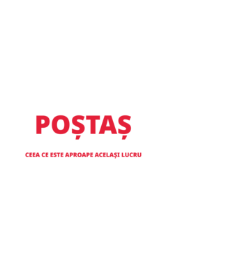 Supererou poştaş model negru pe tricou