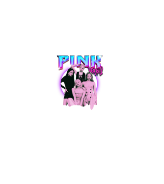 BLACKPINK pink venom model negru pe tricou