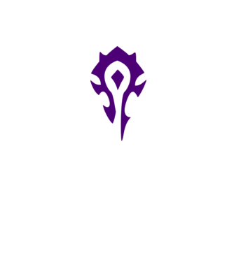 horde PvP model gri/negru pe tricou