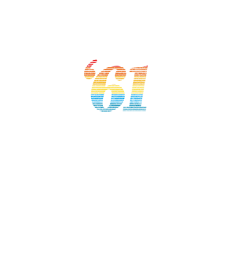 Retro Birthday 1961 model alb pe tricou