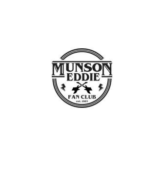 eddie munson fan club est 1983 model gri pe tricou