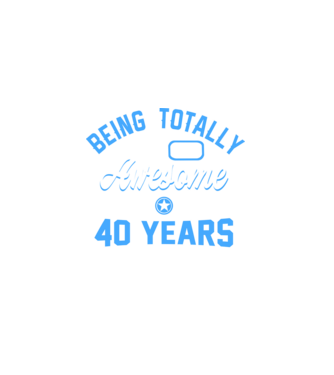 Being totally awesome 40 model negru pe tricou