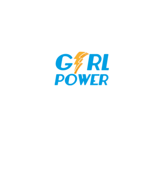 GirlPower model negru pe tricou