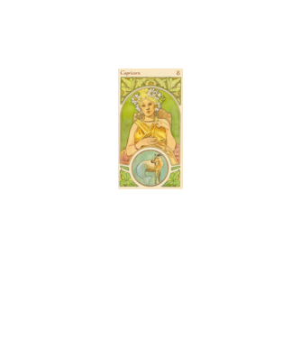 Horoscop Tarot CAPRICORNUL model alb pe tricou