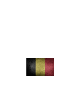 BELGIUM model alb pe tricou