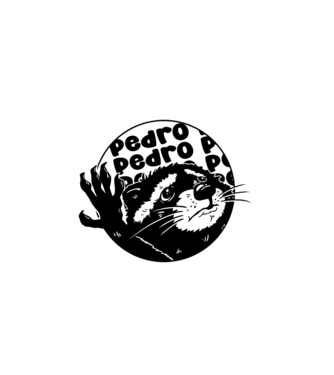 Pedro circle model alb pe tricou