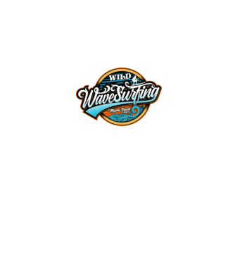 WaveSurfing model negru pe tricou