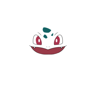 Bulbasaur model gri pe tricou