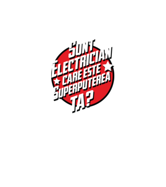 sunt electrician, care este superputerea ta? model albastru regal pe tricou