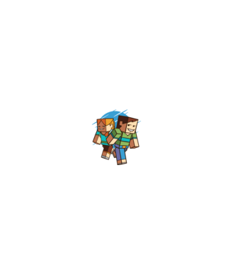 Minecraft model gri pe tricou