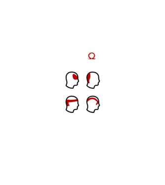 Type of Headaches - God of War model negru pe tricou