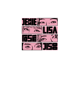 BlackPink manga model turcoaz pe tricou