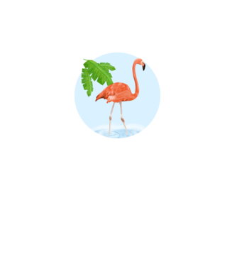 Flamingo model mov pe tricou