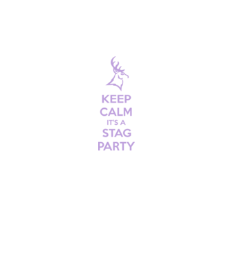 Keep calm stag party on model negru pe tricou