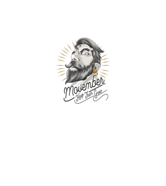 Movember Keep them grow No Shave November model alb pe tricou